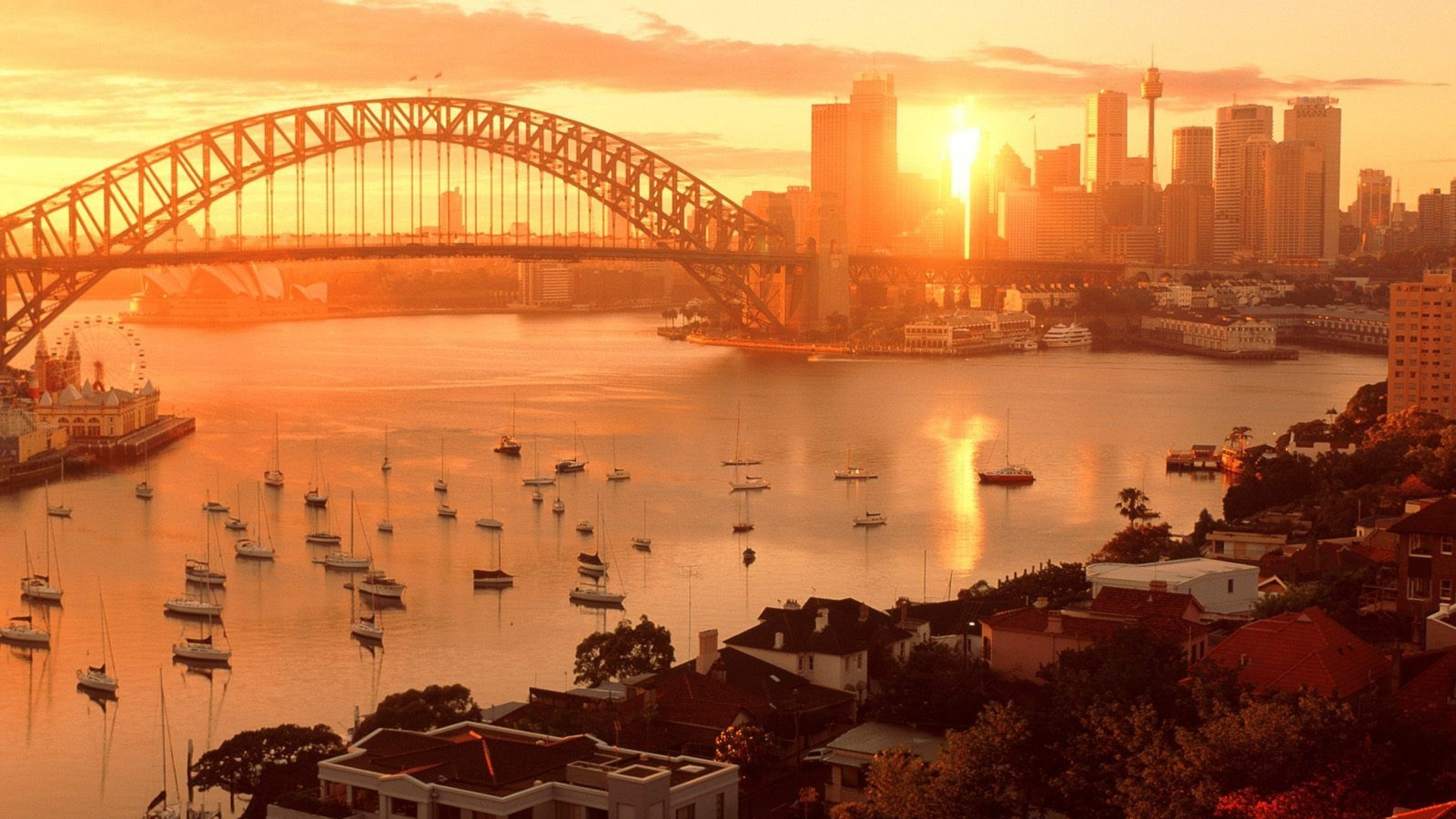 Sydney Harbour Bridge 4K Ultra HD - HD Wallpaper 