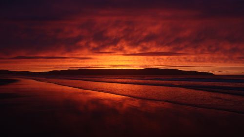 Beautiful Dark Sunset HD Wallpaper