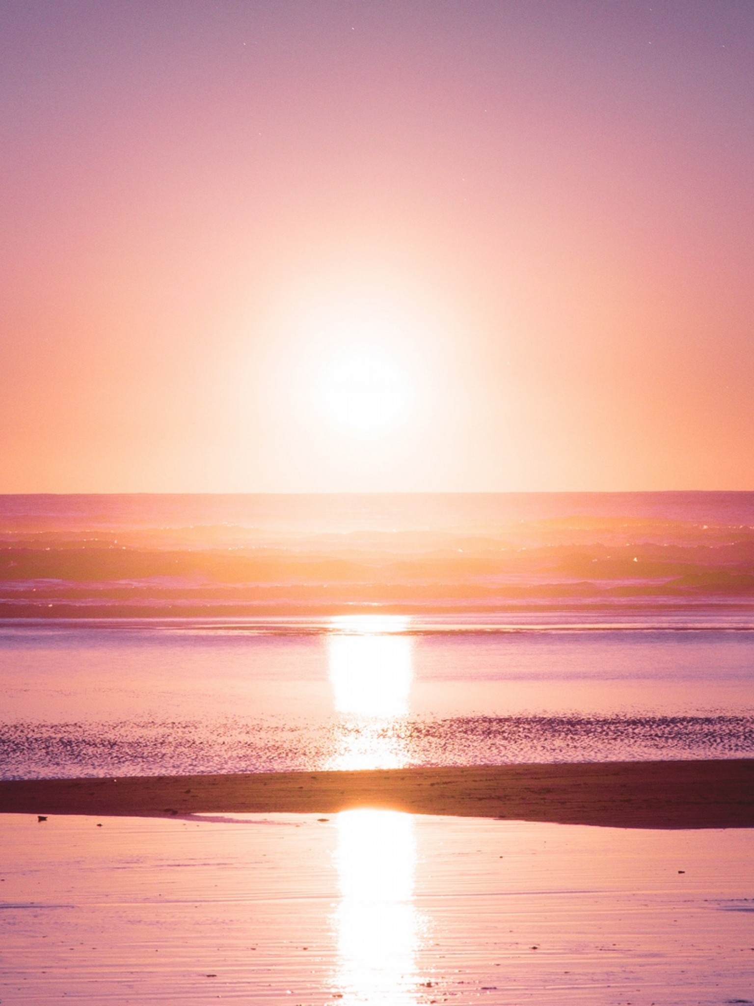 Beautiful sea sunset HD Wallpaper