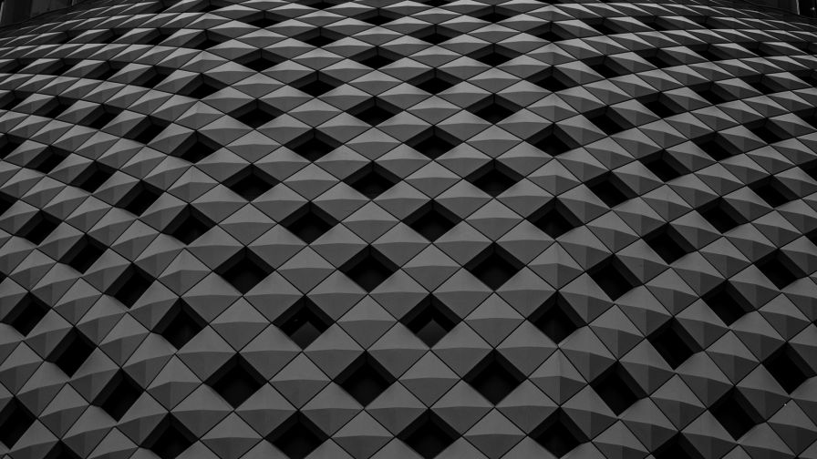 Black and white surface HD Wallpaper