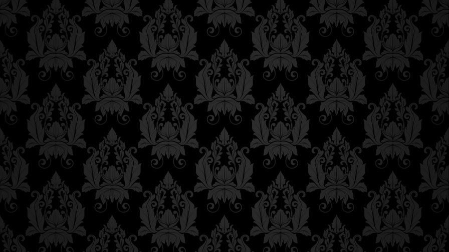 Black retro patterns HD Wallpaper