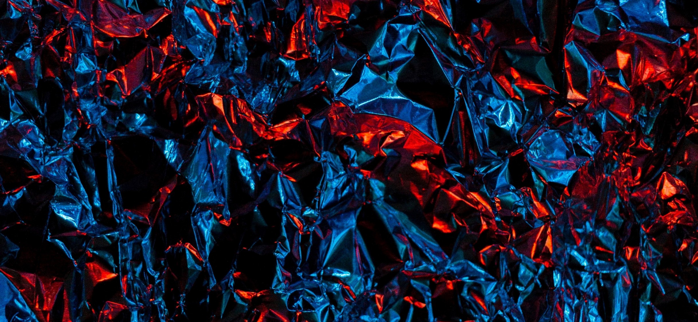 Blue and red foil HD Wallpaper