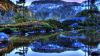 Blue Winter in the Mountain HD Wallpaper