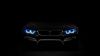 BMW headlights at the dark HD Wallpaper