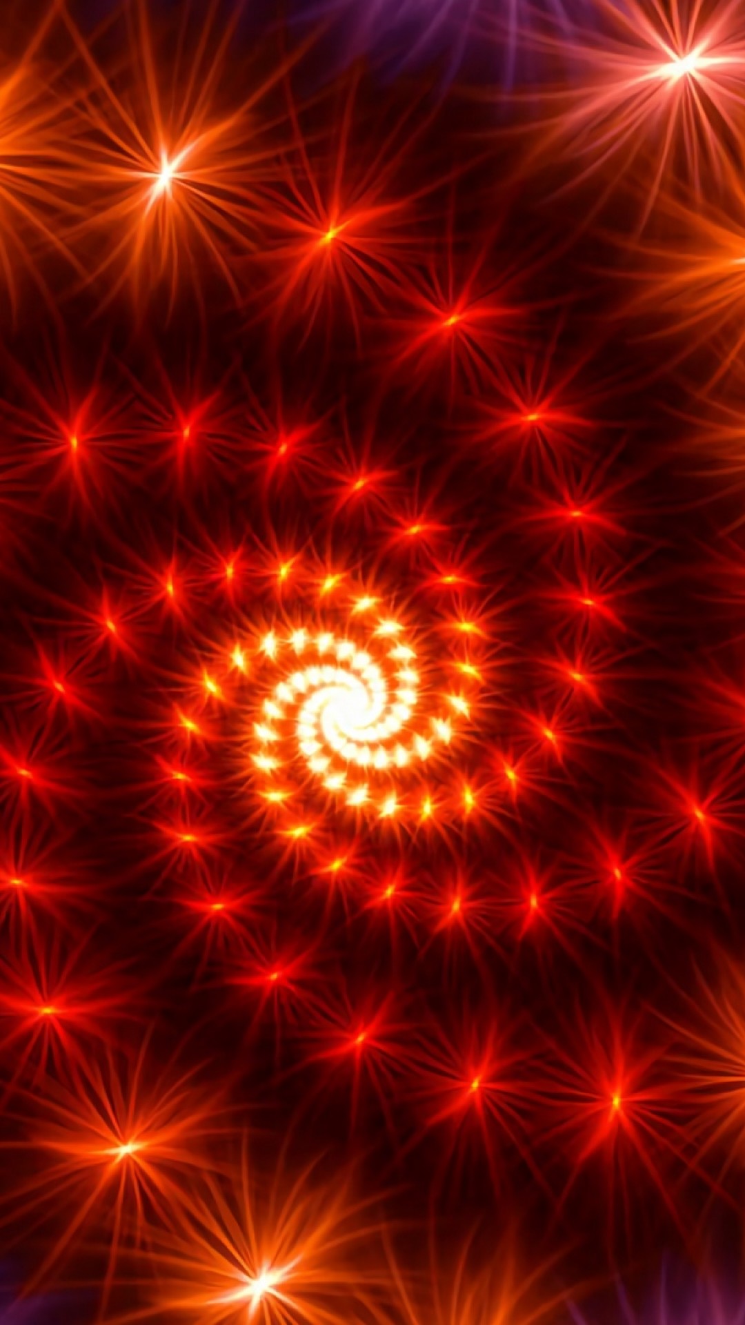 Bright colored spiral rotation HD Wallpaper