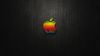 Coloured Apple Logo Wallpaper for Desktop and Mobiles