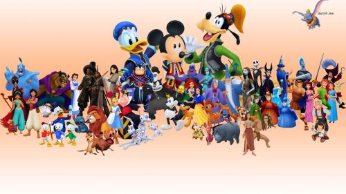 Disney World Characters Hd Wallpaper for Desktop and Mobiles