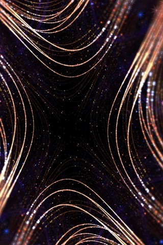 Fractal shape of stars HD Wallpaper