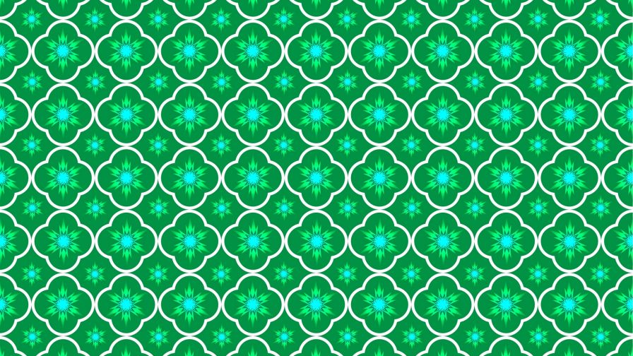 Green ornament HD Wallpaper
