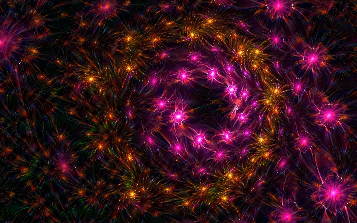Lilac fractal surface HD Wallpaper