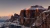 Mountain summit full of snow HD Wallpaper