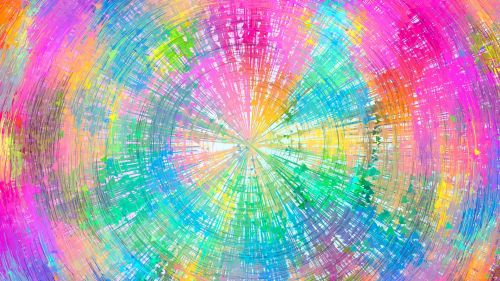 Multicolored circles rotating HD Wallpaper