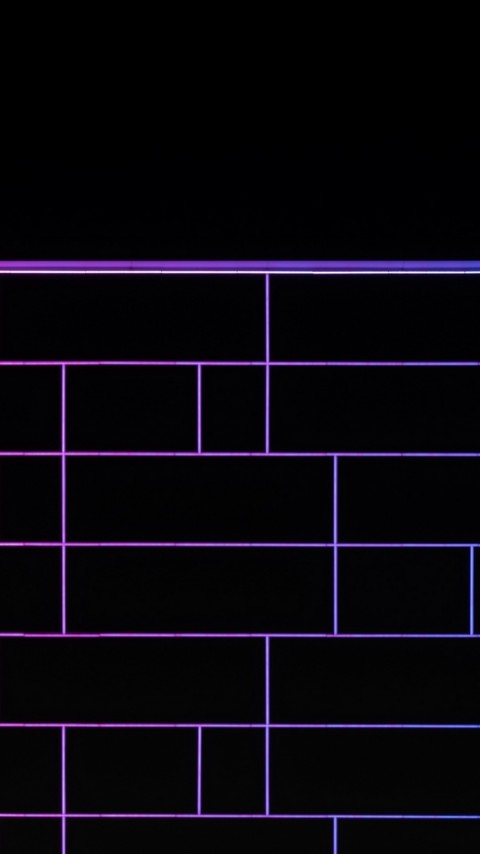 Neon tile wall HD Wallpaper