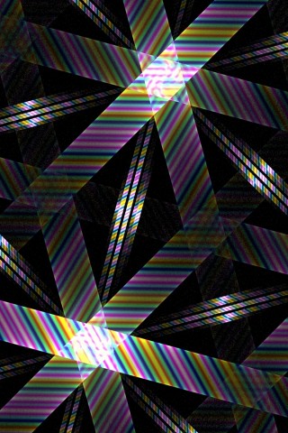 Shiny hexagon structure HD Wallpaper