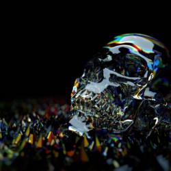 Shiny skull HD Wallpaper