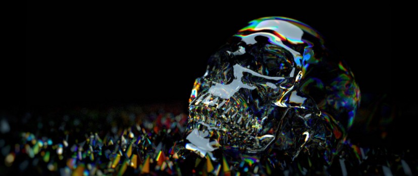 Shiny skull HD Wallpaper