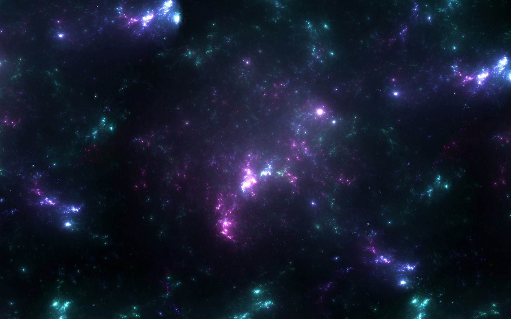 Shiny spots over the space HD Wallpaper