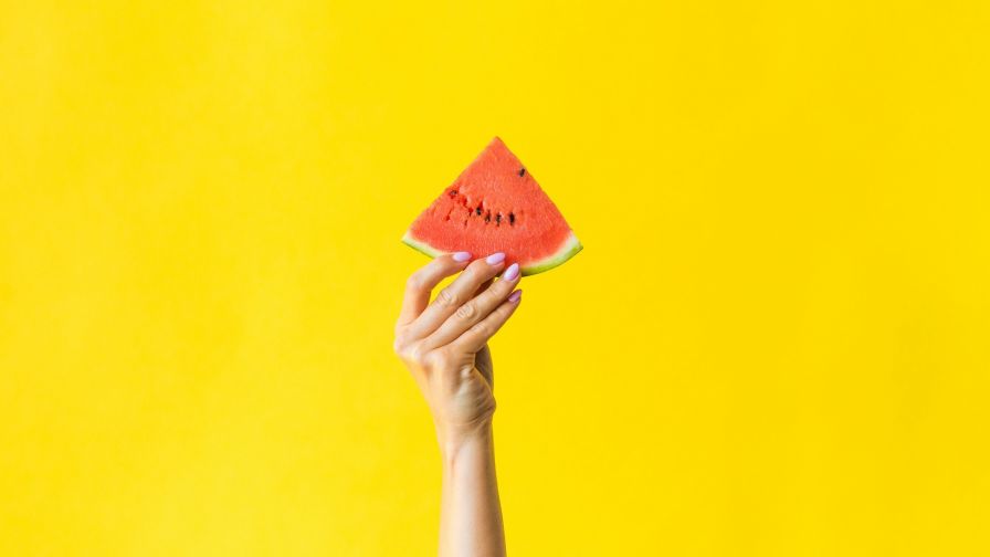 Slice of watermelon HD Wallpaper