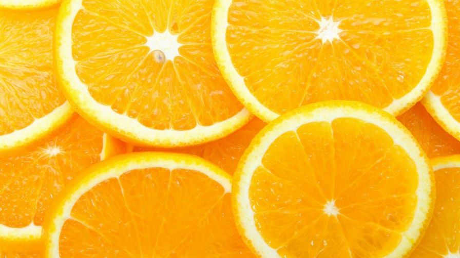 Sliced Orange Fruit Hd Wallpaper for Desktop and Mobiles