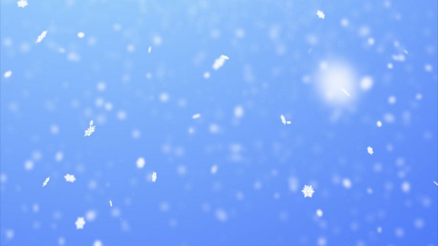 Snowflaces at a clear sky HD Wallpaper