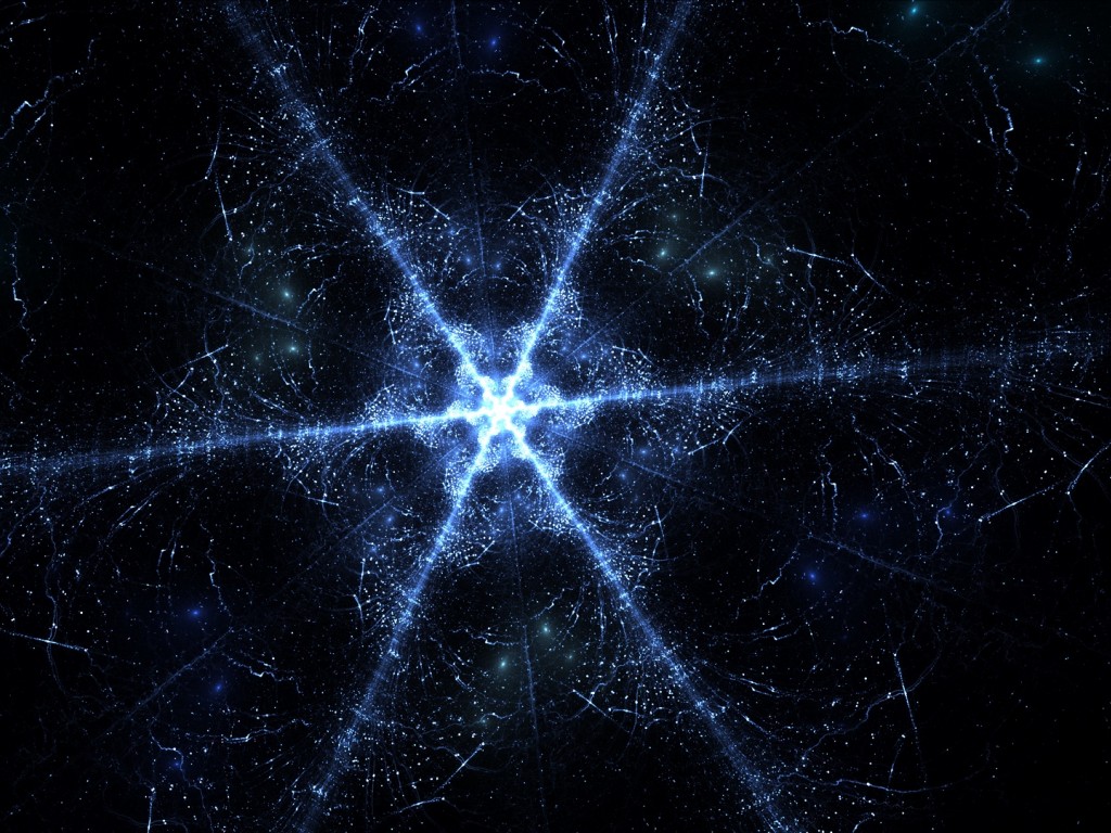 Snowflakes at space HD Wallpaper