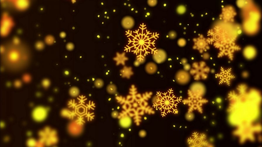 Snowflakes pattern HD Wallpaper