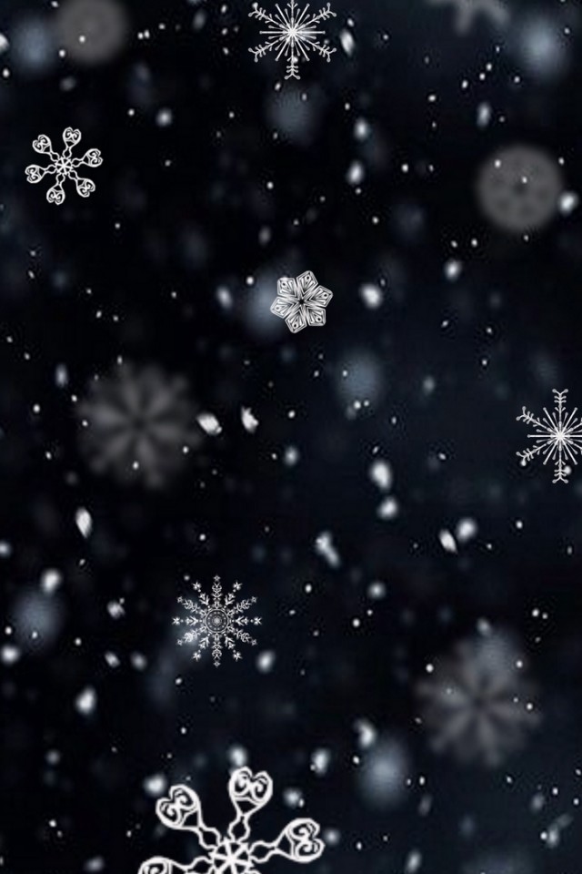Snowflakes patterns HD Wallpaper