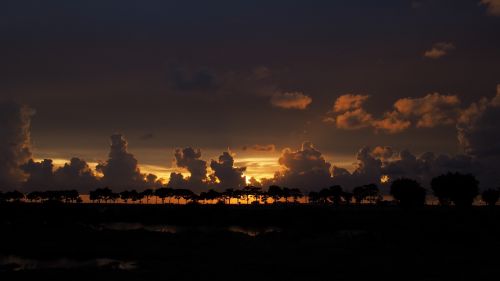 Sunset clouds HD Wallpaper