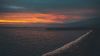 Sunset over the beach HD Wallpaper