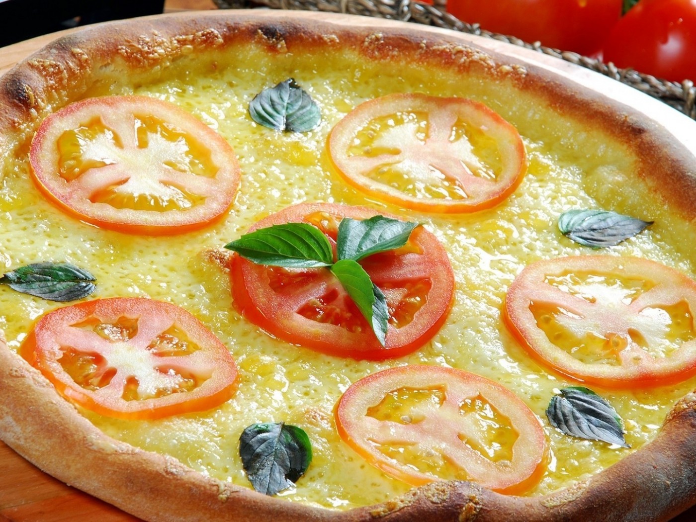 Vegetable pizza HD Wallpaper