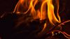 Wood burning on fireplace HD Wallpaper