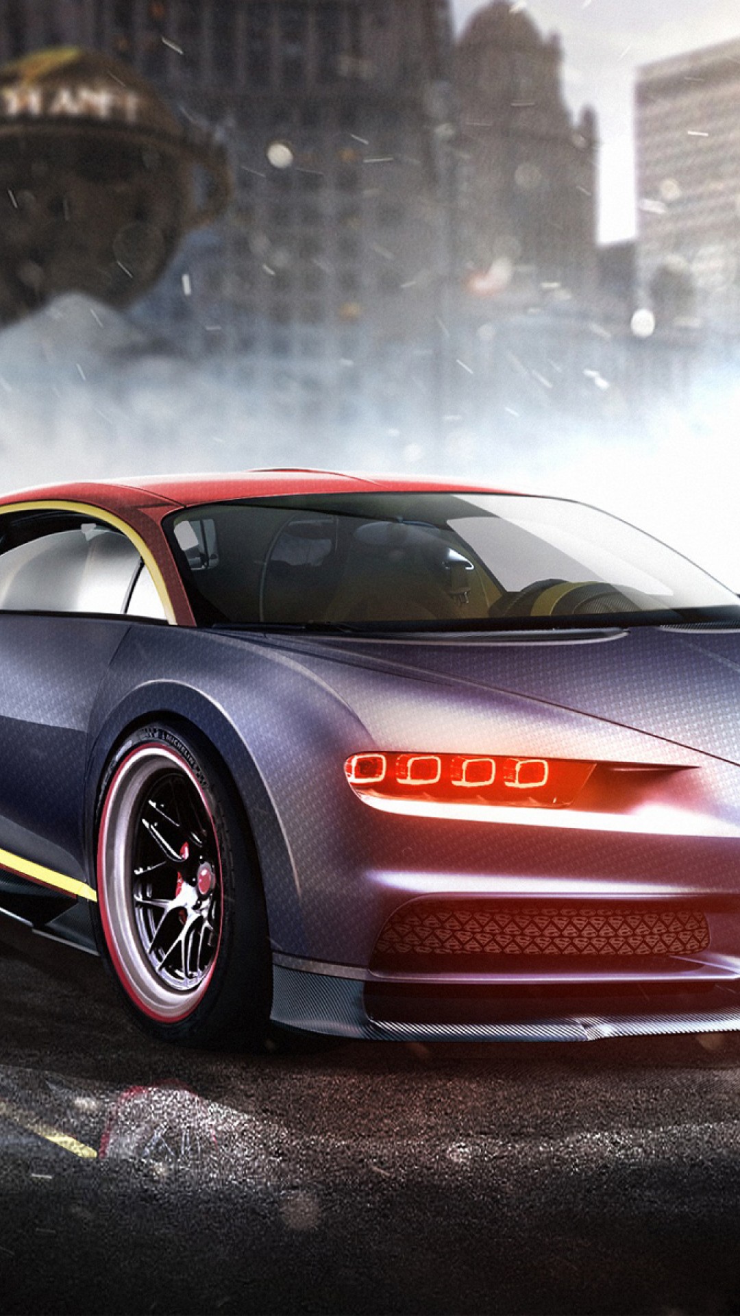 Bugatti Chiron Car Hd Wallpaper for Desktop and Mobiles iPhone 6 / 6S Plus  - HD Wallpaper 