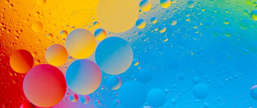 Colourful Bubbles 4K HD Abstract Wallpaper Facebook Cover Photo HD Wallpaper