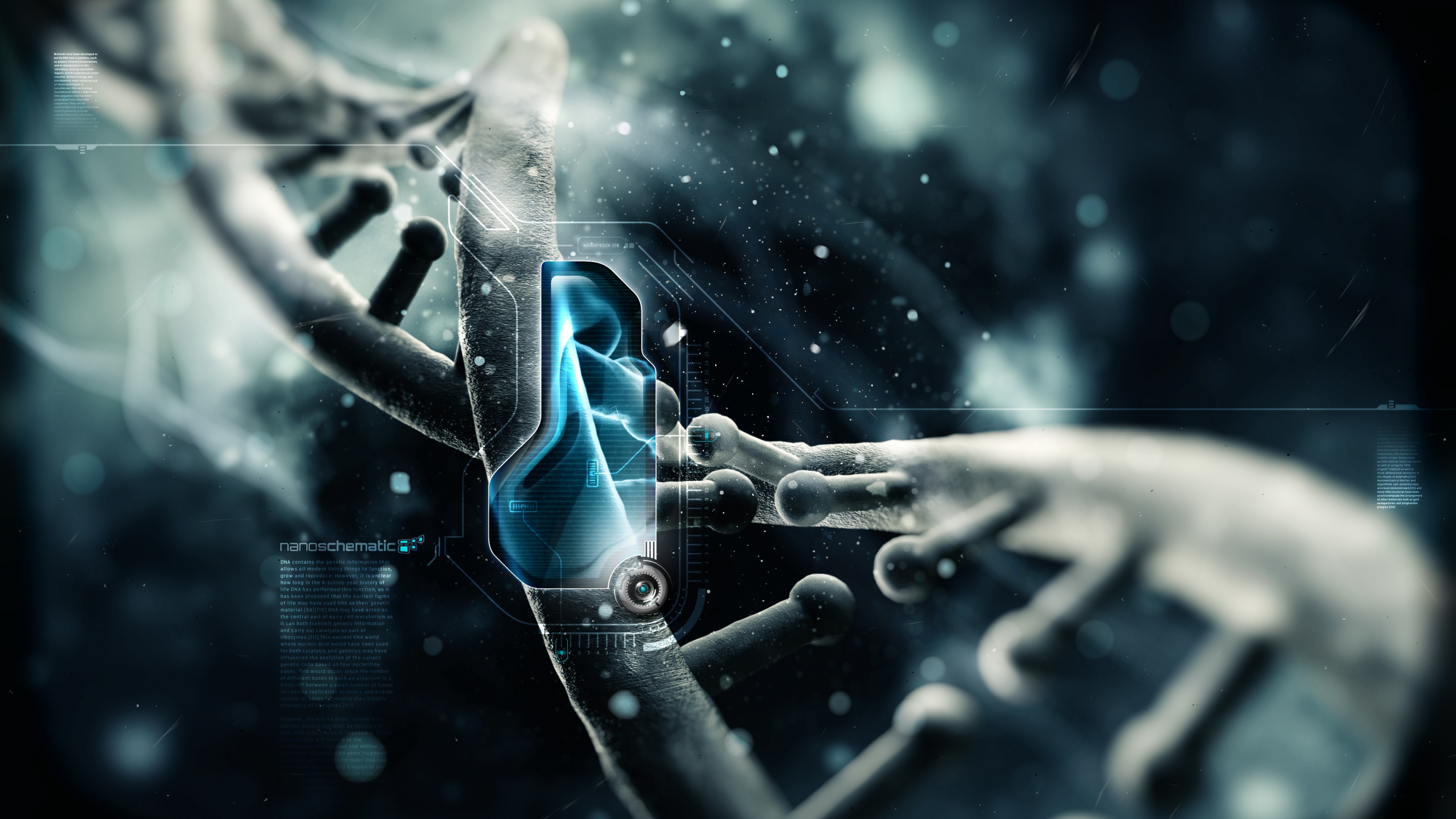 DNA Background Hd Wallpaper for Desktop and Mobiles 4K Ultra HD - HD  Wallpaper 