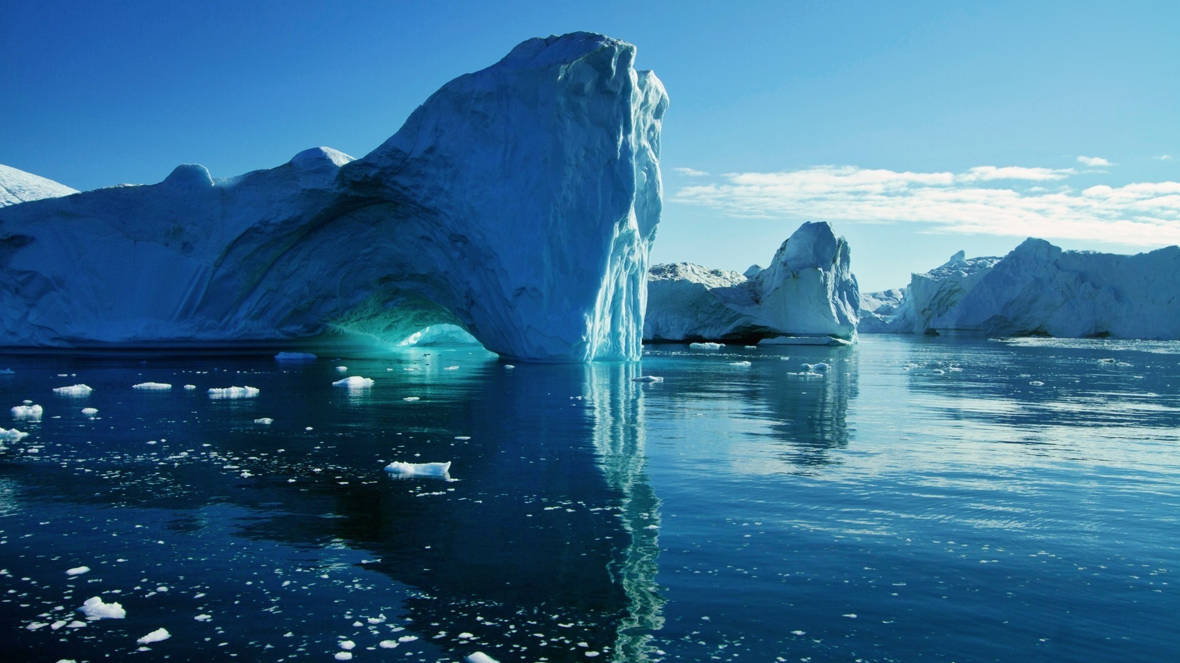 Icebergs 4k Ultra Hd Hd Wallpaper