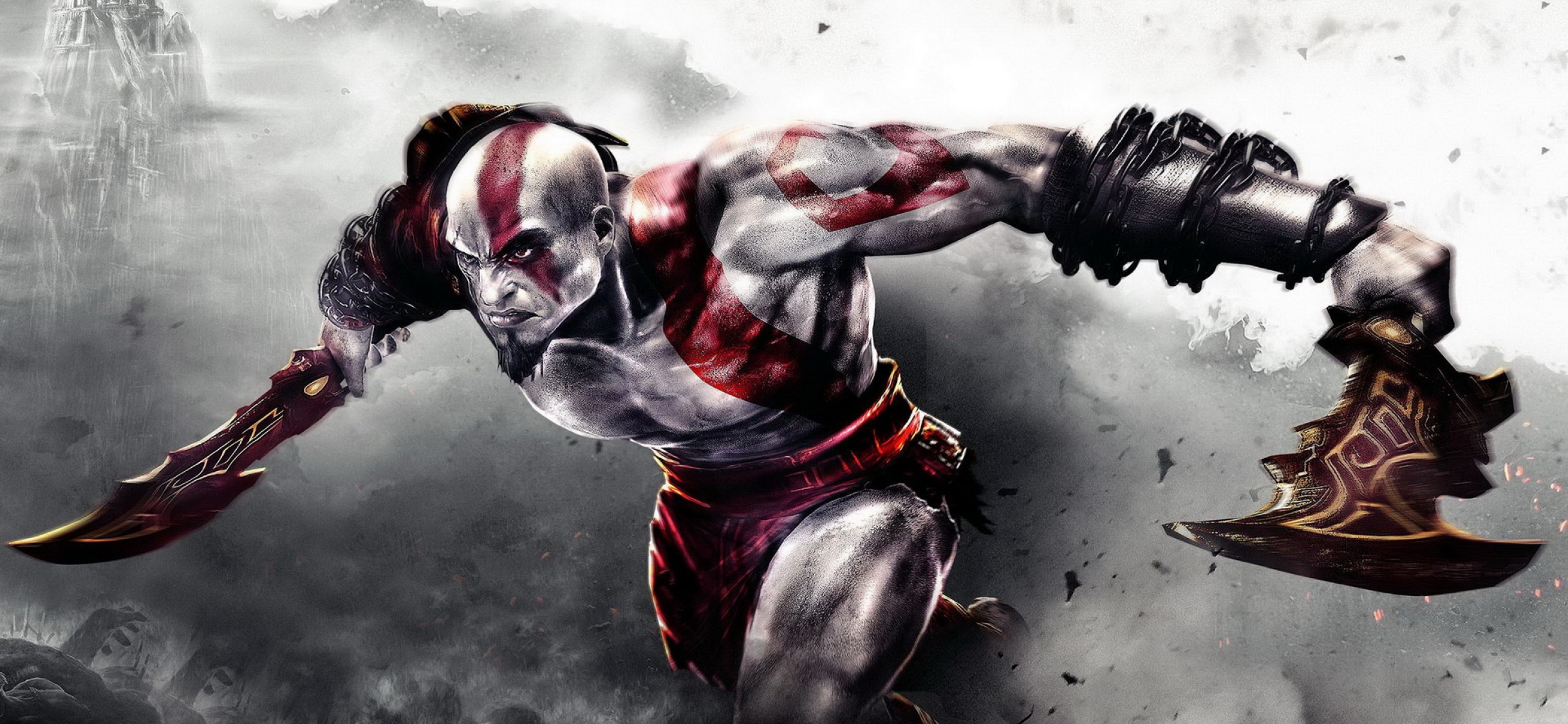 Kratos God Of War Hd Wallpaper For Desktop And Mobiles Iphone X Hd