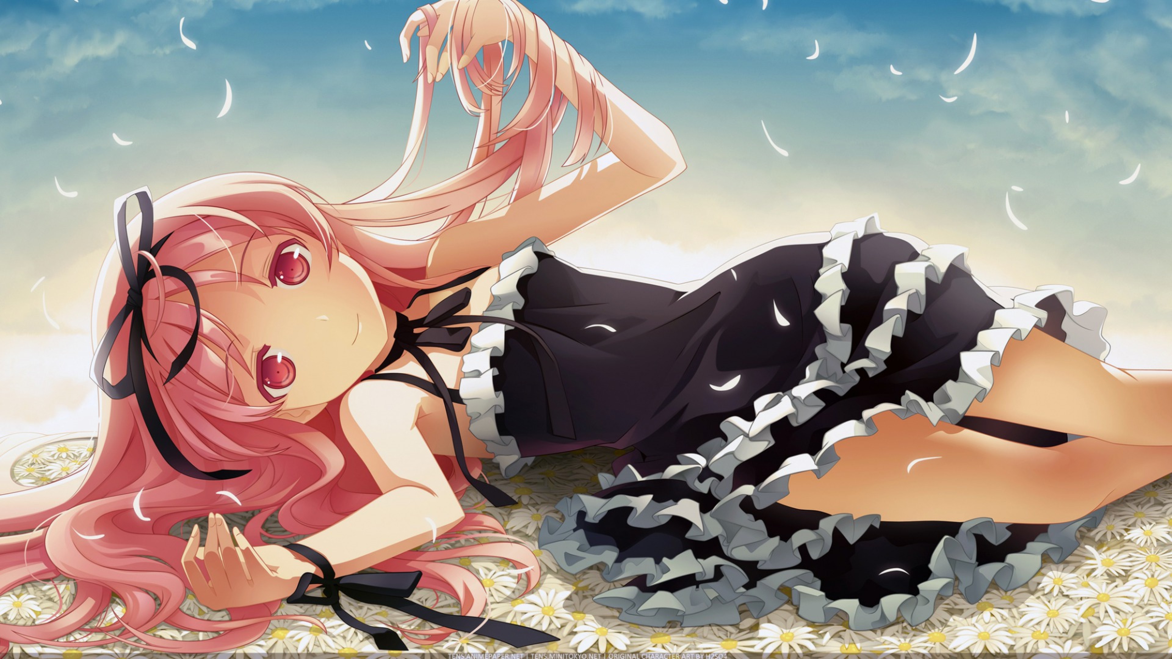 Pretty Anime Girl HD Wallpaper 4K Ultra HD - HD Wallpaper 