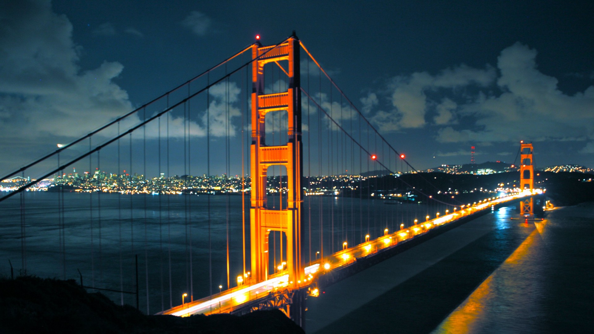 San Francisco Bridge At Night Full Hd Wallpaper Iphone 7 Plus