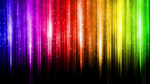 3D Colourful Rainbow Abstract Wallpaper