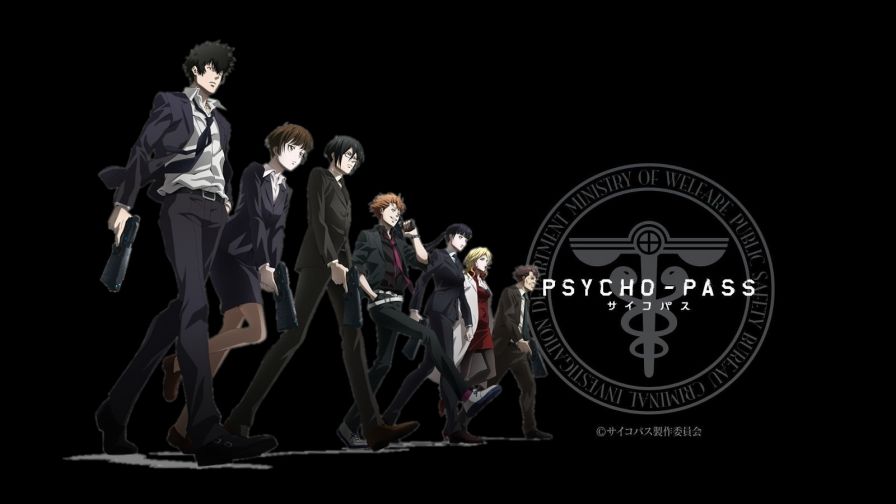 Akane and Kogami HD Wallpaper