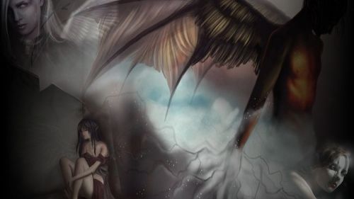 Angel of Darkness HD Wallpaper