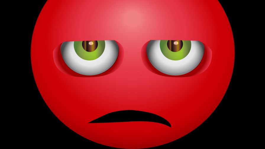 Angry Emoji HD Wallpaper