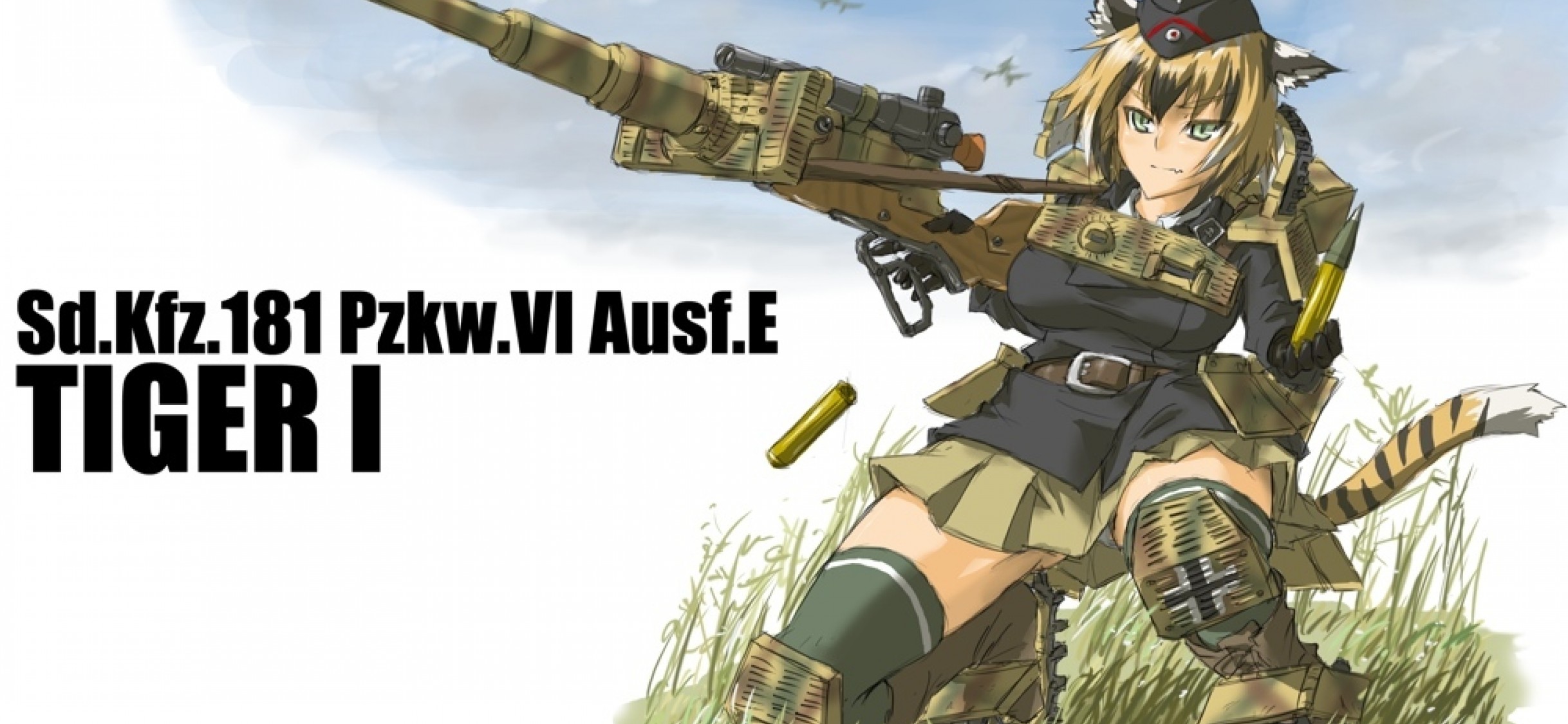 Anime girl repl icating WW2 HD Wallpaper