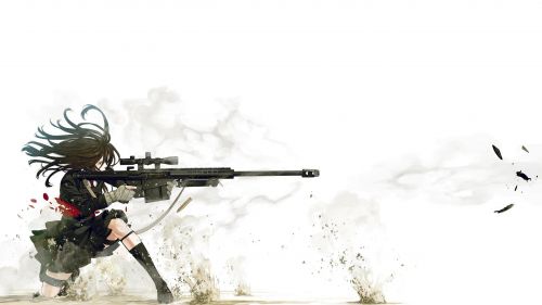 Anime Sniper Wallpaper for Desktop and Mobiles