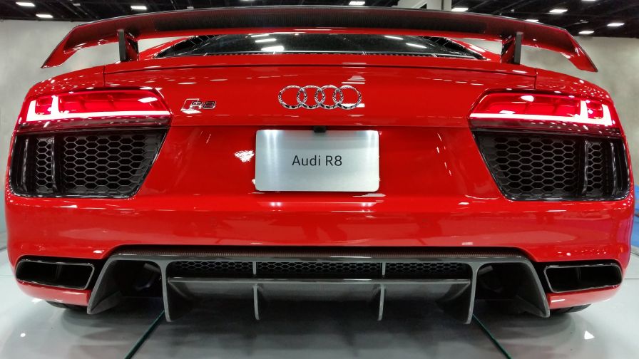 Audi Red R8 HD Wallpaper