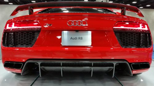 Audi Red R8 HD Wallpaper