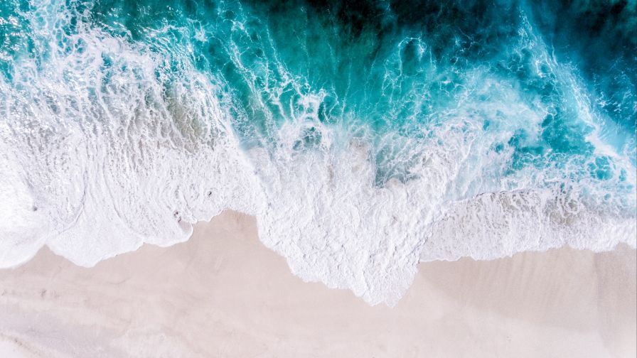 Beautiful ocean waves HD Wallpaper