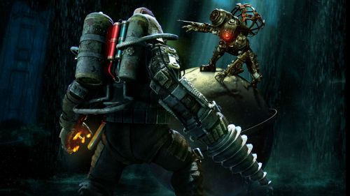 Bioshock 2 - First Big Sister Encounter HD Wallpaper