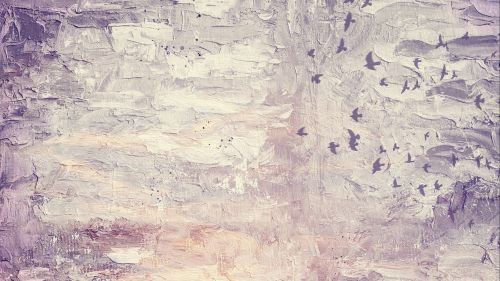 Birds on a canvas HD Wallpaper