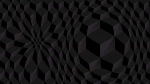 Black cubic structure HD Wallpaper